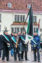 Korp!Korp! rongkäik Eesti Vabariigi 90. aastapäeval Korp!Korp! rongkäik Eesti Vabariigi 90. aastapäeval. Raekoja plats - Toompea loss - Stenbocki maja