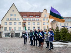 Korp!Korp! rongkäik Eesti Vabariigi 104. aastapäeval